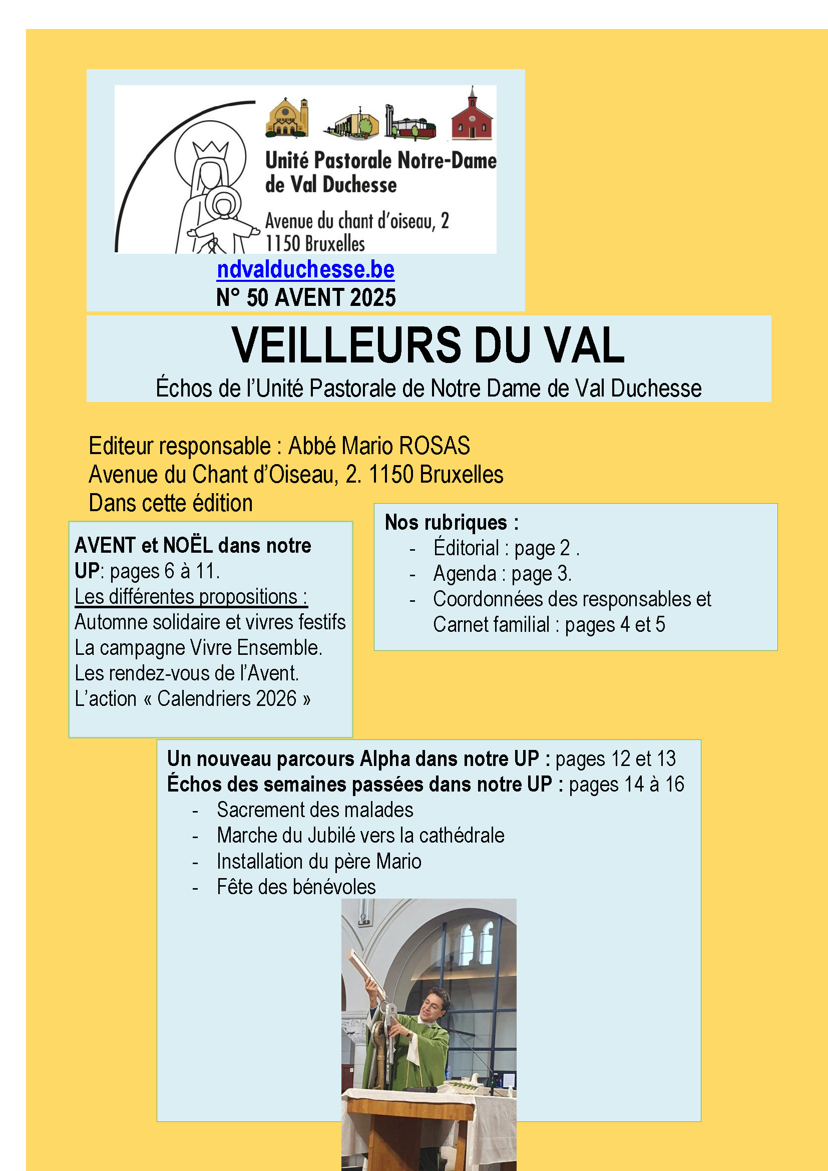 Le "Veilleurs du Val" n° 50 - Avent 2025 est paru