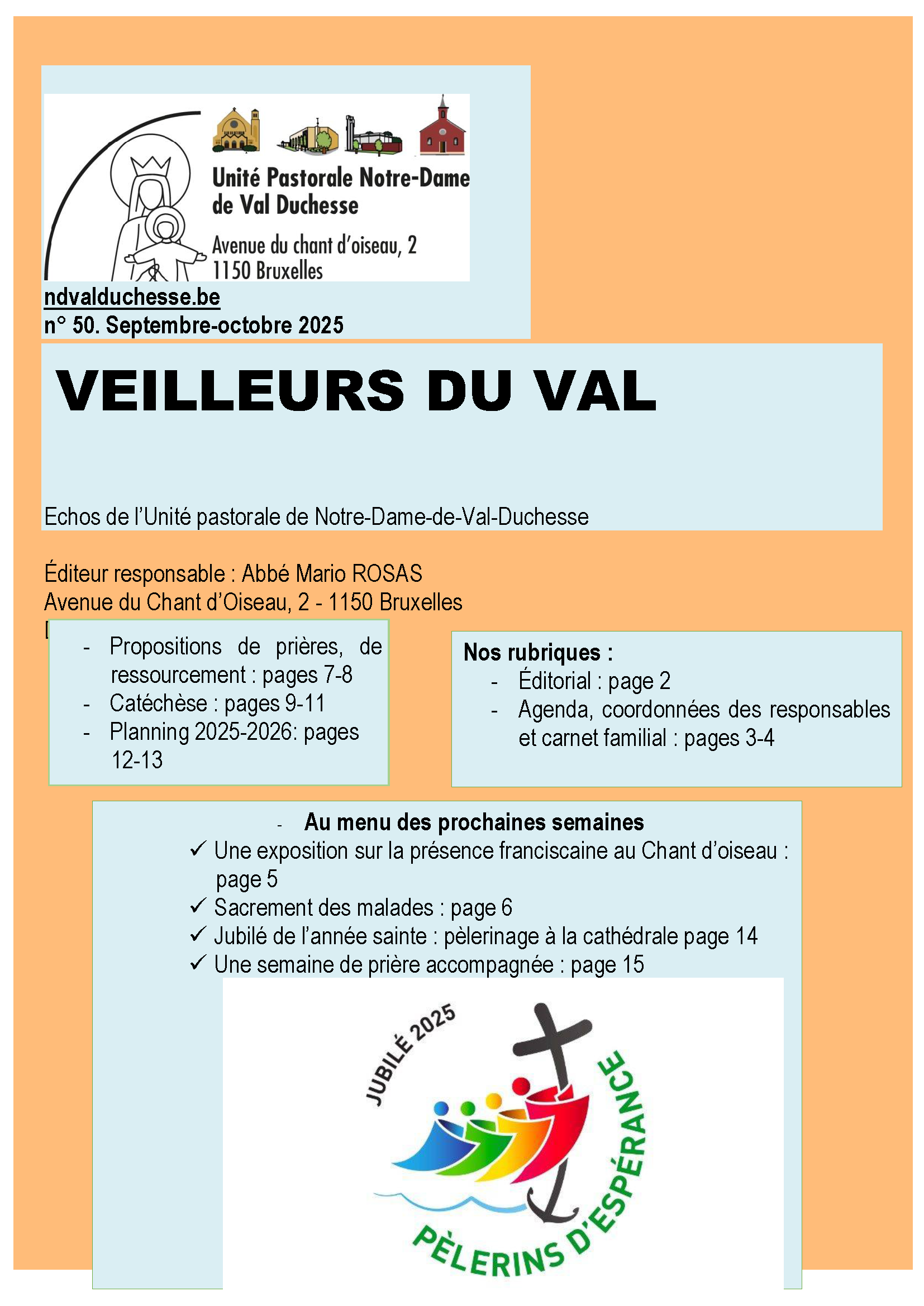 Le "Veilleurs du Val" n° 50 - septembre-octobre 2025 est paru