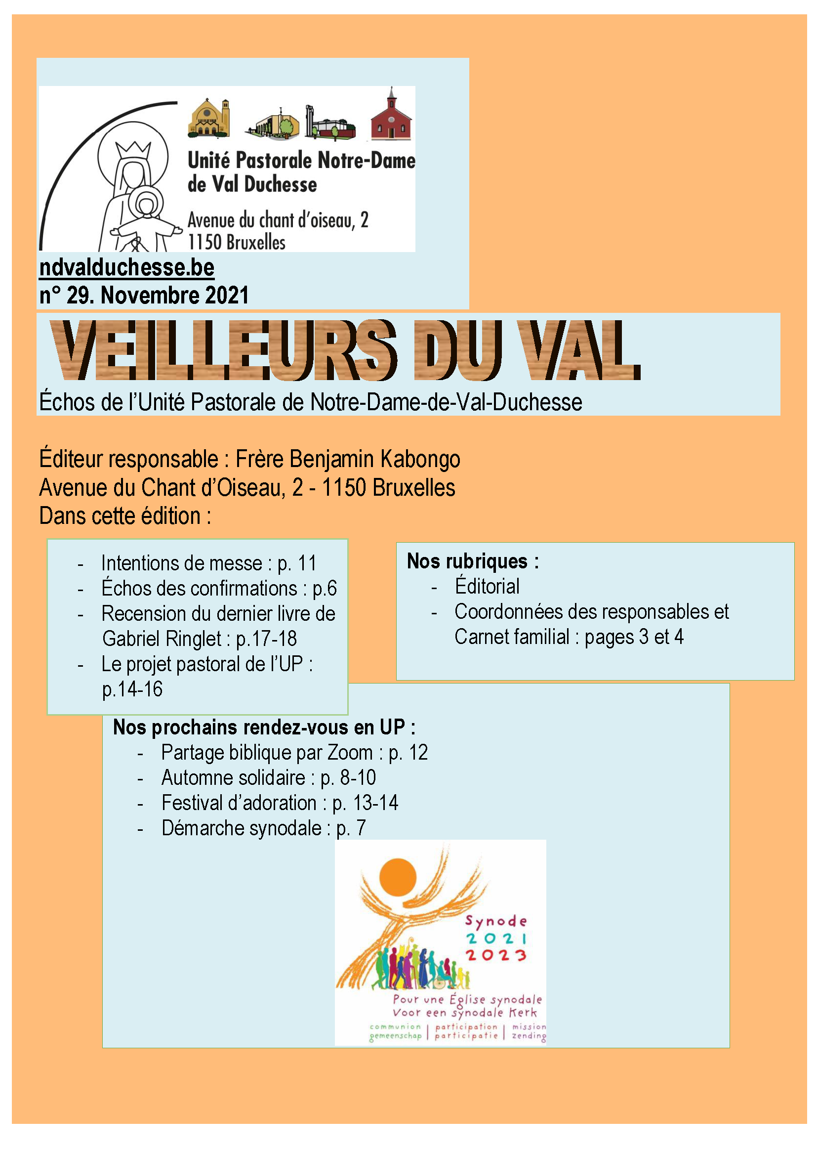 Le "Veilleurs du Val" n° 29 est paru