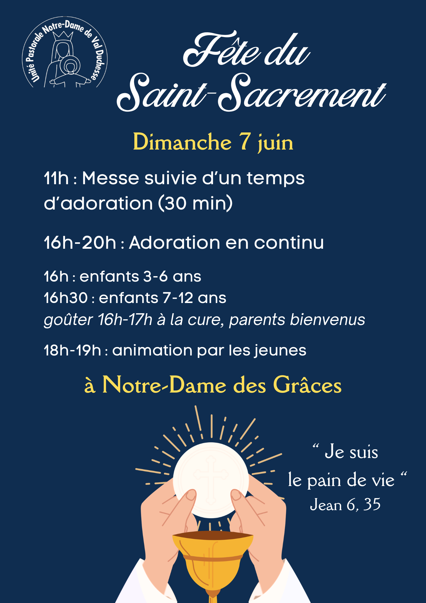 Fête du Saint-Sacrement @ Notre-Dame-des-Grâces