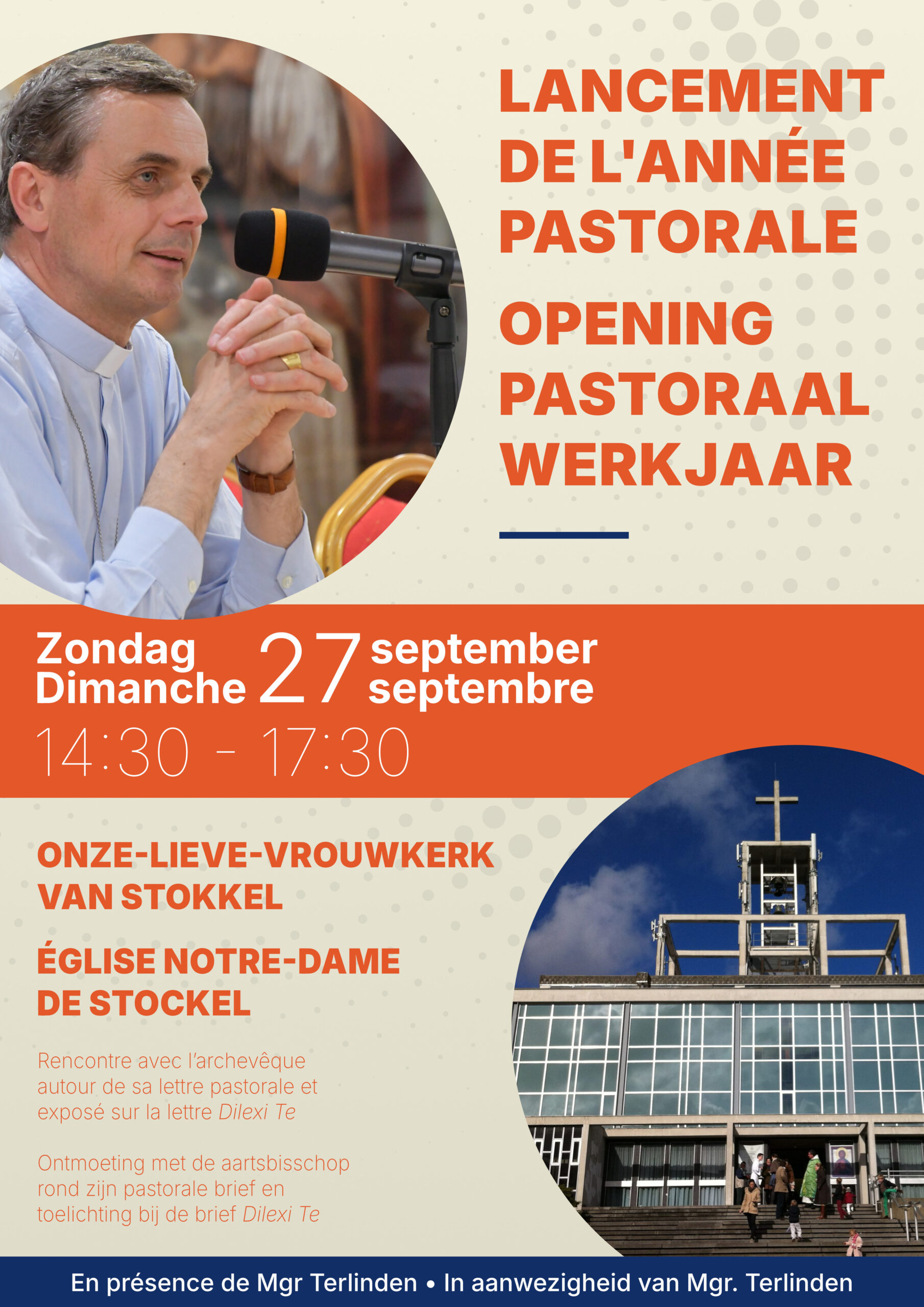 Lancement de l'année pastorale pour le diocèse de Malines-Bruxelles @ Stockel